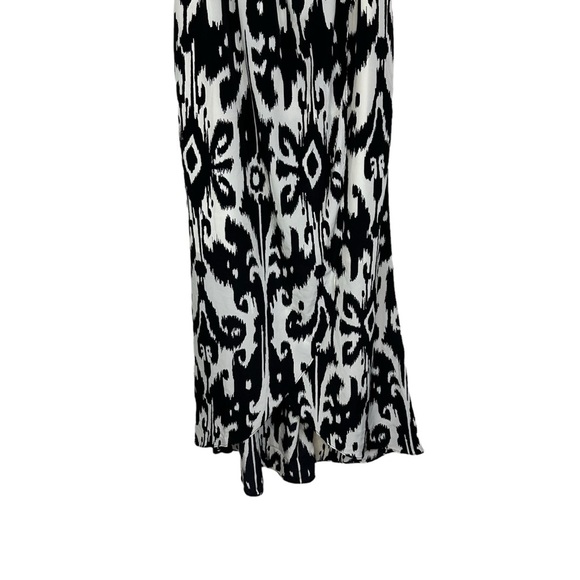 Athleta Ikat Bloom Ripple Maxi Dress Black White S - Picture 5 of 14